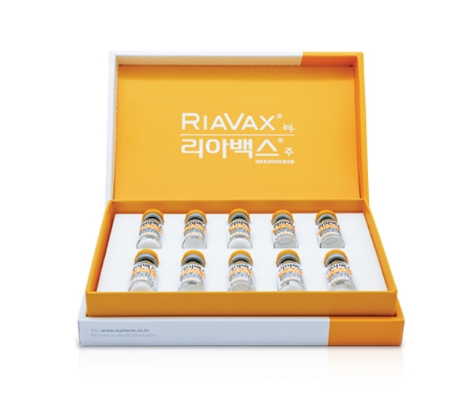 삼성제약의 리아백스가 임상시험 중간분석 결과 지속을 권고받았다. 사진=삼성제약 홈페이지