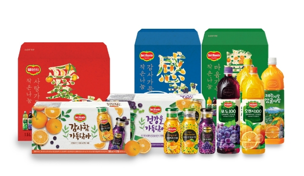롯데칠성음료 '델몬트주스 선물세트' 출시