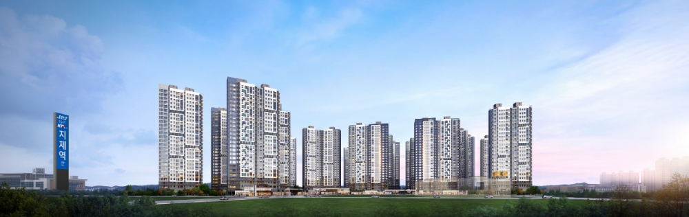 지제역 더샵 센트럴시티 투시도.(사진=포스코건설)