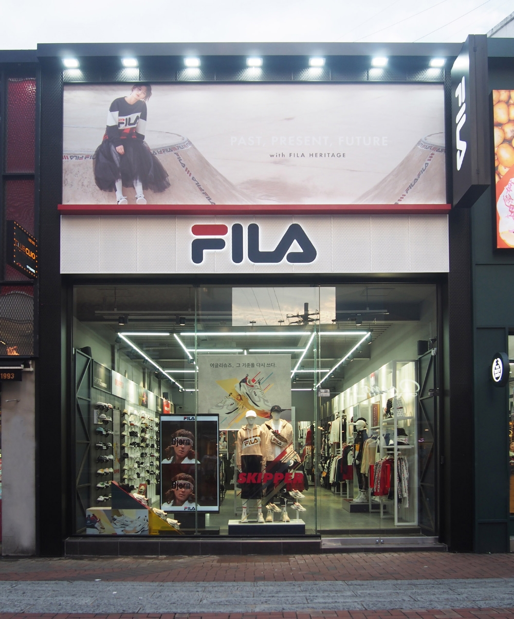 휠라(FILA), 대구 쇼핑 메카 동성로에 2개 매장 동시 오픈
