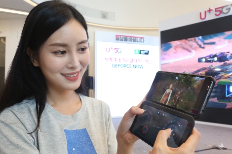 LG유플러스의 엔비디아 지포스나우 안내 이미지. 사진=LG유플러스