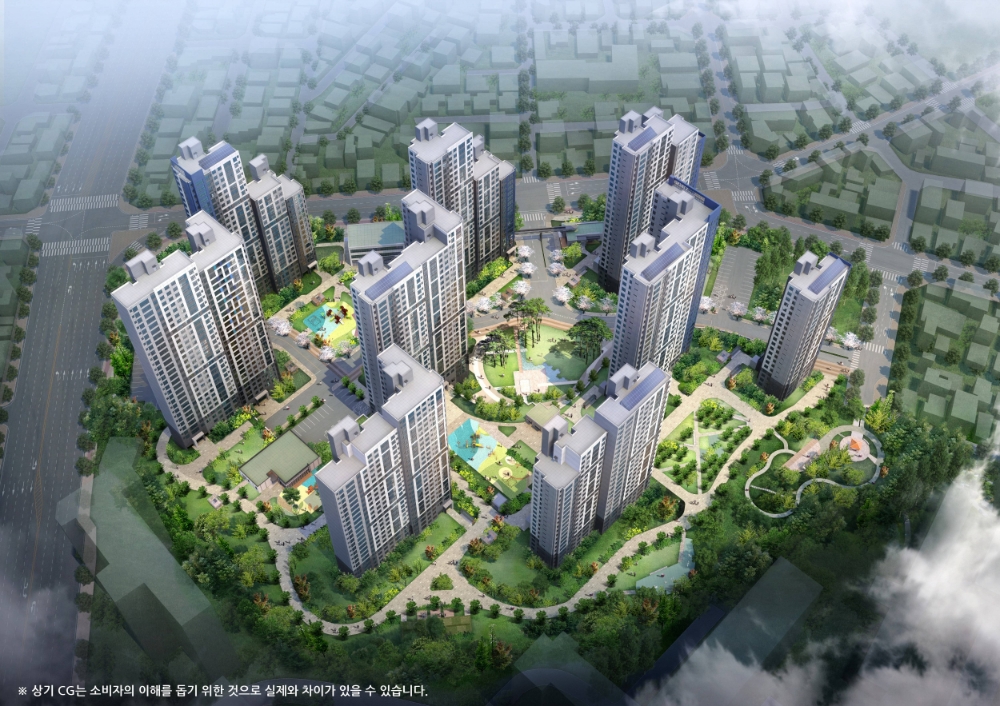 목동 더샵 리슈빌 투시도.(사진=포스코건설)