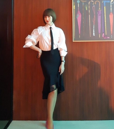 ‘김선아’가 이날 하루 이목을 사로 잡고 있다 / 출처 에스엔에스