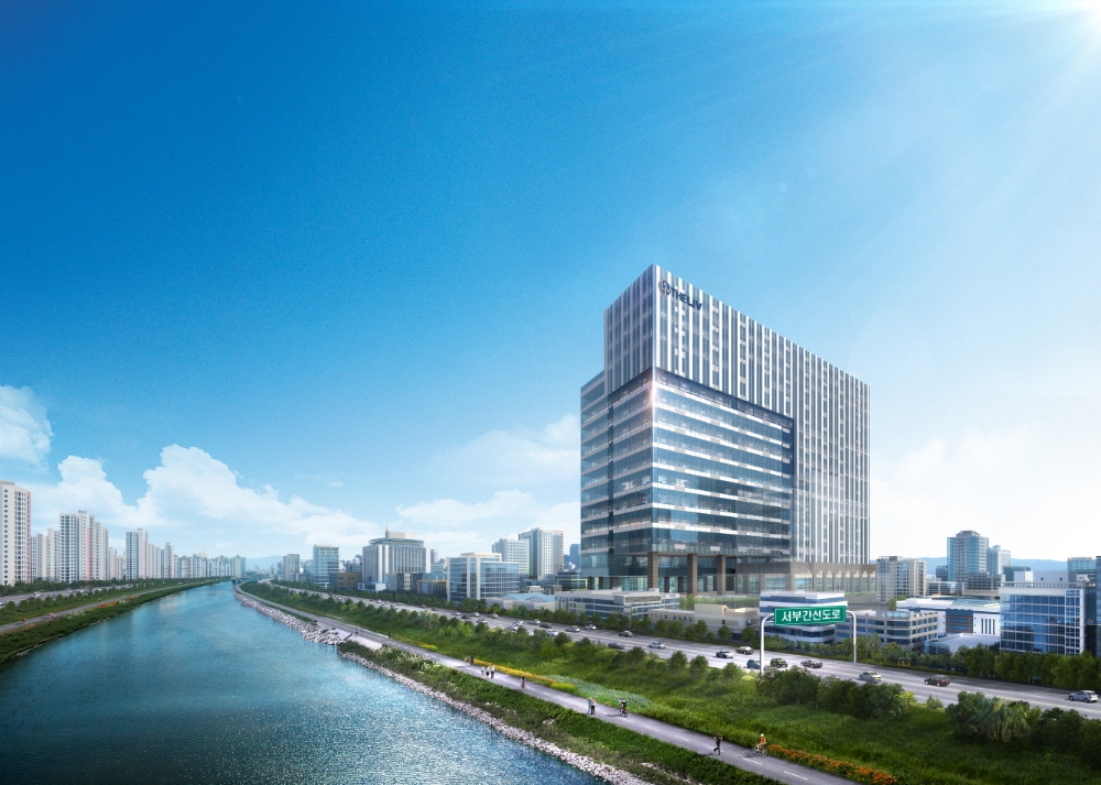 G밸리 더리브 스마트타워 주경투시도.