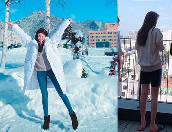 ‘권나라’가 이날 하루 이목을 사로 잡고 있다 / 출처 에스엔에스