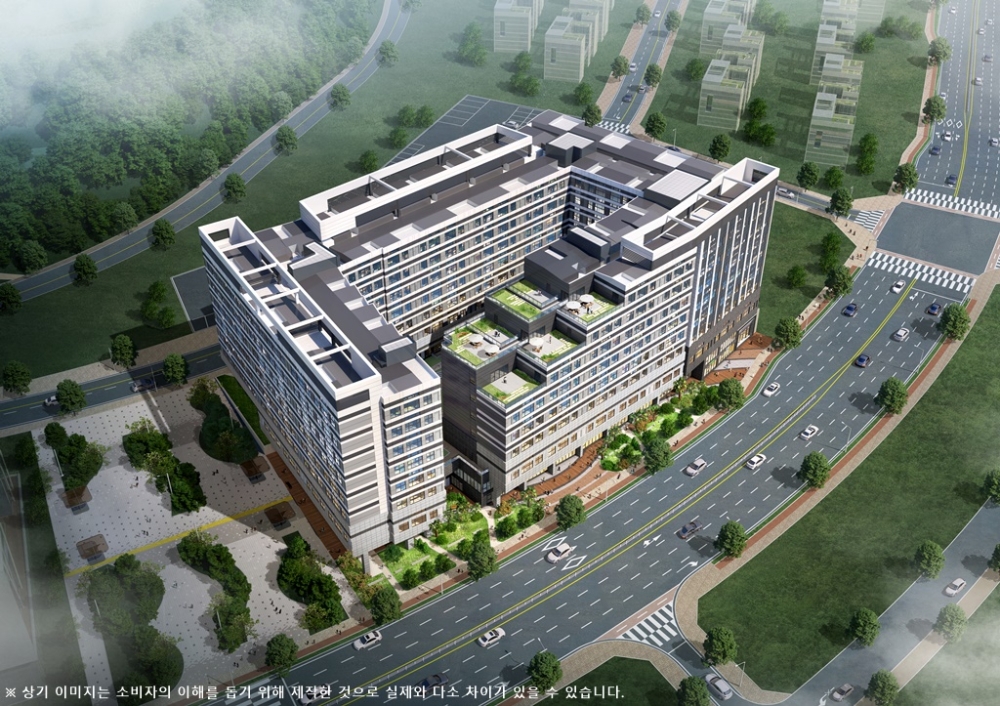 여수 웅천 캐슬 디아트 조감도.