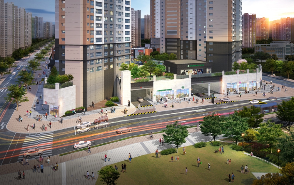 동탄2신도시 3차 동원로얄듀크 비스타 조감도.