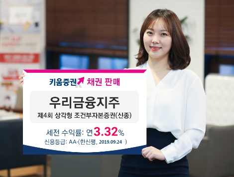 키움증권이 판매하는 우리금융지주 신종자본증권 안내 이미지. 사진=키움증권