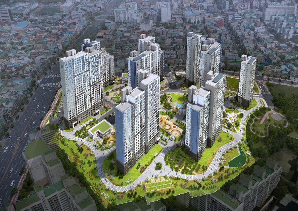 목동 더샵 리슈빌 조감도.(사진=포스코건설)