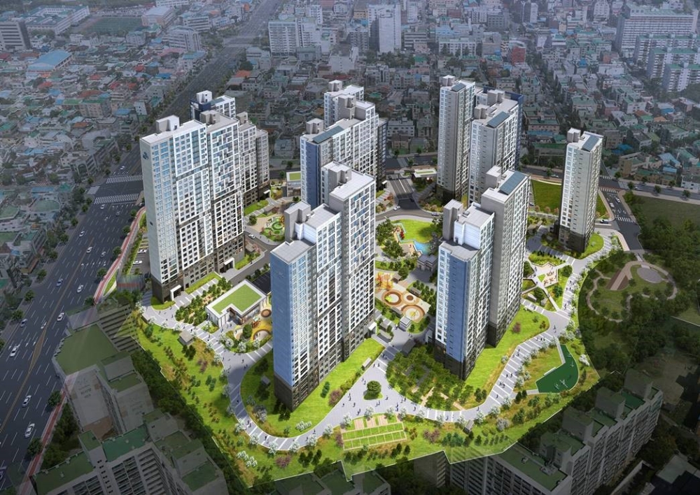 목동 더샵 리슈빌 조감도.