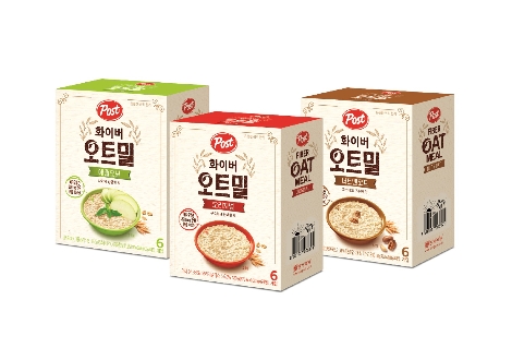 동서식품의 포스트 화이버 오트밀 3종 이미지. 사진=동서식품