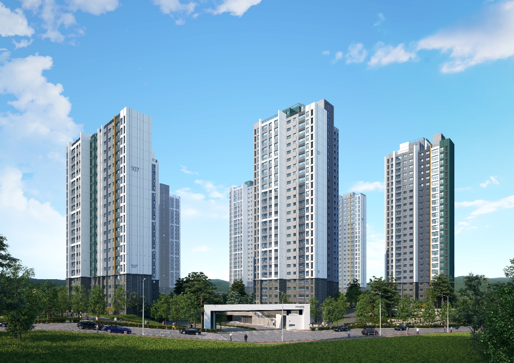 운정신도시 파크 푸르지오 투시도.(사진=대우건설)