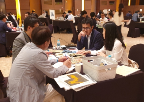 KOTRA가 대전광역시와 함께 1일 대전 롯데시티호텔에서 ‘글로벌파트너링 대전 2019’ 행사를 개최했다. 사진은 지난 8월 대전에서 열린 수출상담회 현장. 사진=KOTRA