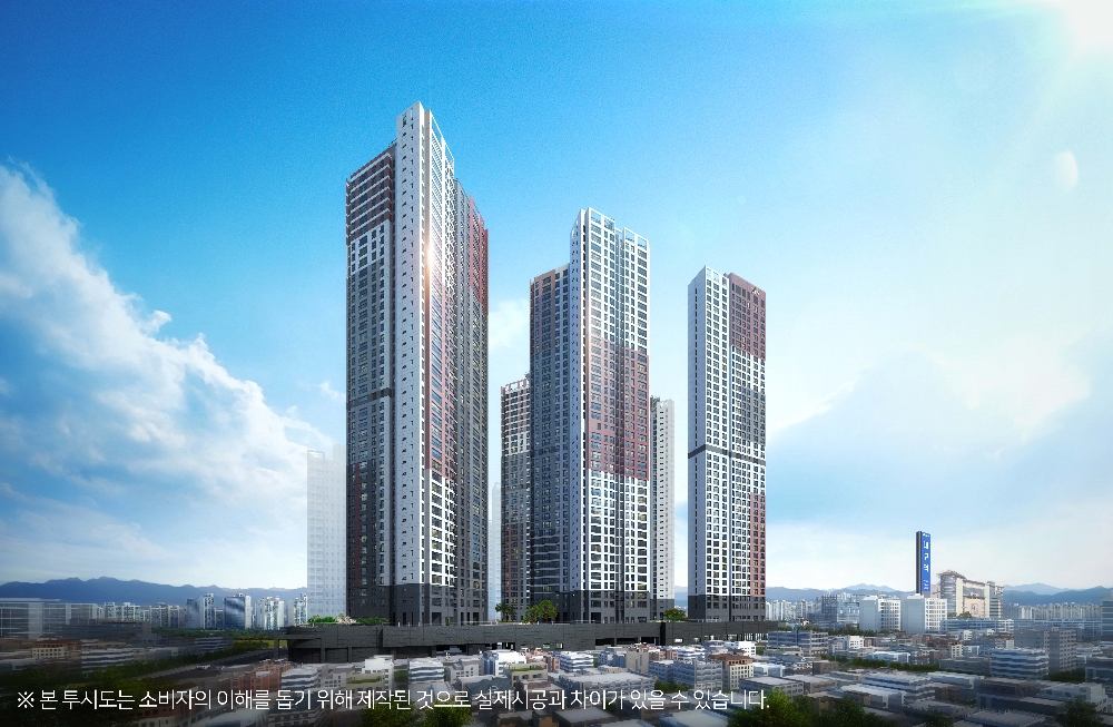 대구역 제일풍경채 투시도.(사진=제일건설)