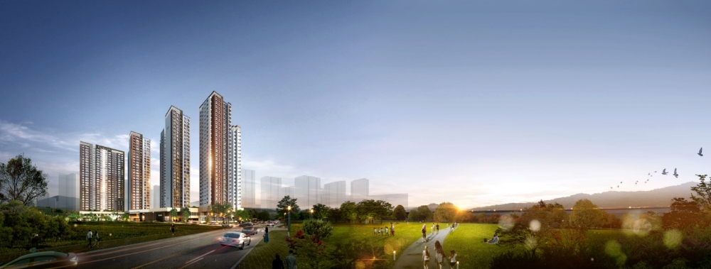 DMC 금호 리첸시아 투시도. (사진= 금호건설)