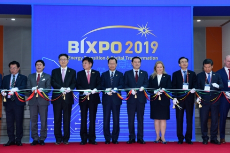 ‘2019 빛가람국제전력기술엑스포(BIXPO 2019)’가 6일 광주광역시 김대중컨벤션센터에서 막을 올렸다. 사진=한전