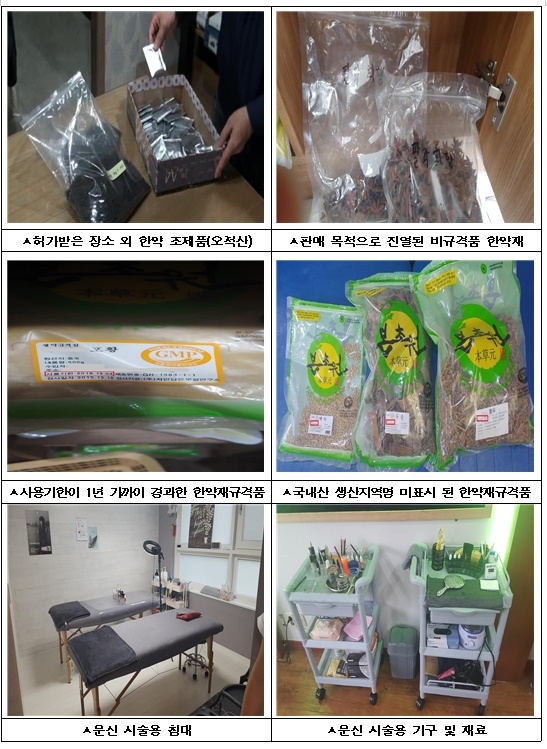 위반업소.(사진제공=부산시)