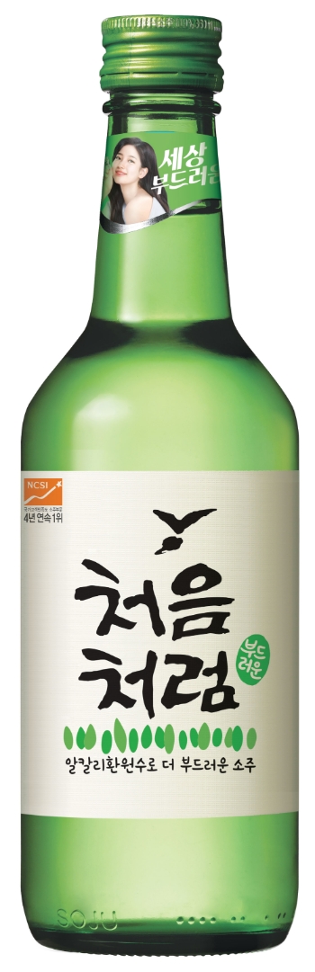롯데주류 "‘처음처럼’이 더 부드러워집니다"…27일, 16.9도 처음처럼 출시