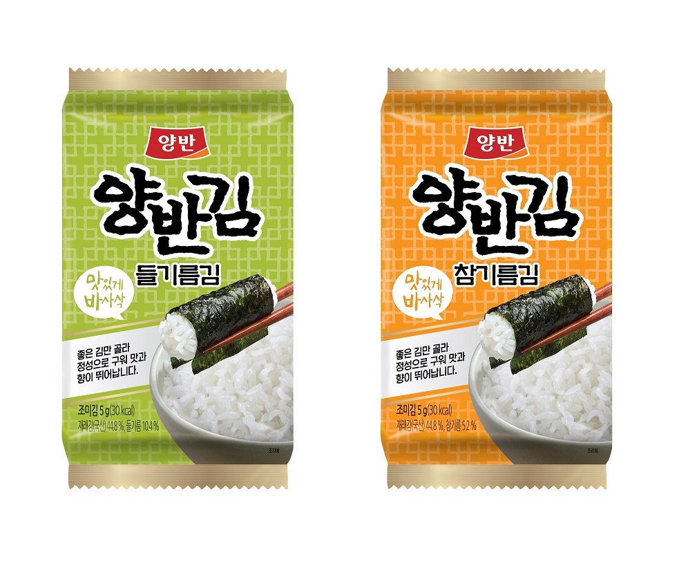 동원F&B, 34년 전통 ‘양반김’ 뉴트로 감성 패키지 리뉴얼