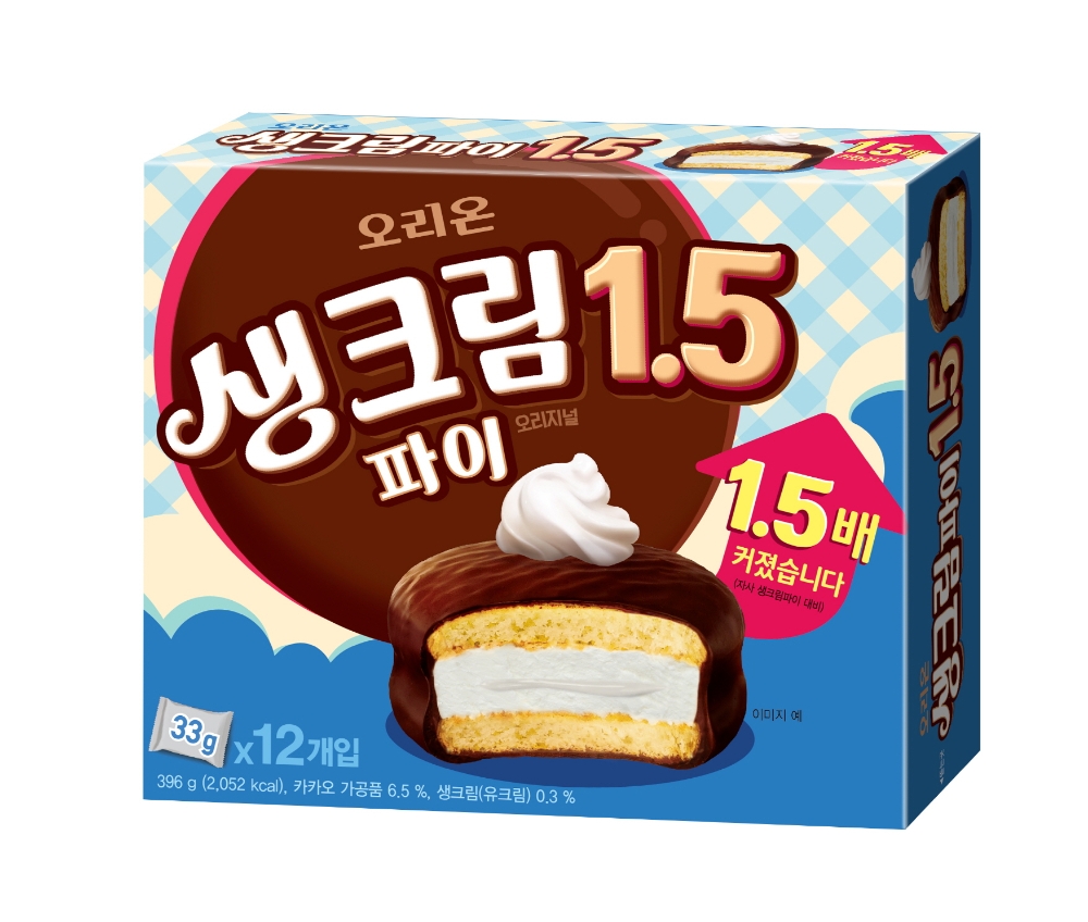 오리온 ‘생크림파이 1.5’ 출시