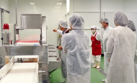 학교급식 공급업체 현장점검 사진. 사진=aT