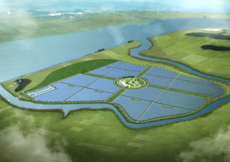 솔라시도 태양광 발전단지 조감도. 사진=남부발전