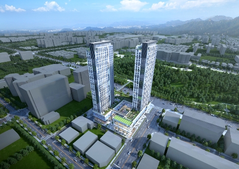 이마트 광주 상무점 재개발 조감도. 사진=코람코자산신탁