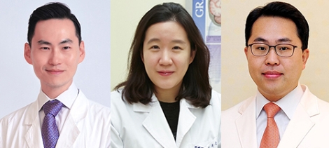 서울대병원 김성민 교수(좌), 서울의료원 김지은 교수(중), 삼성서울병원 신동욱 교수(우). 사진=서울대병원