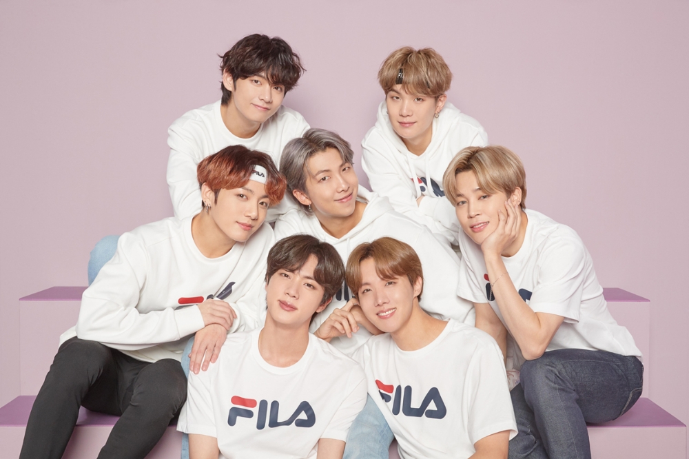 휠라(FILA), 방탄소년단과의 첫 화보 ‘2020 원 월드 원 휠라(One World, One FILA)’ 전격 공개
