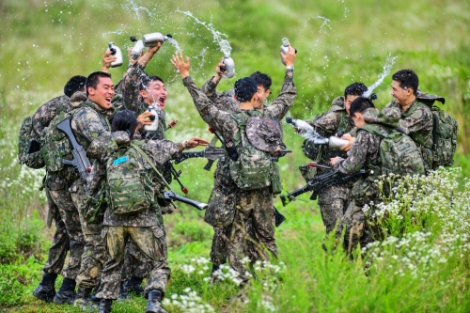 ‘제28회 물사랑 공모전’ 사진 분야 대상작 ‘이보다 더 시원할 水 없다‘. 사진=수자원공사