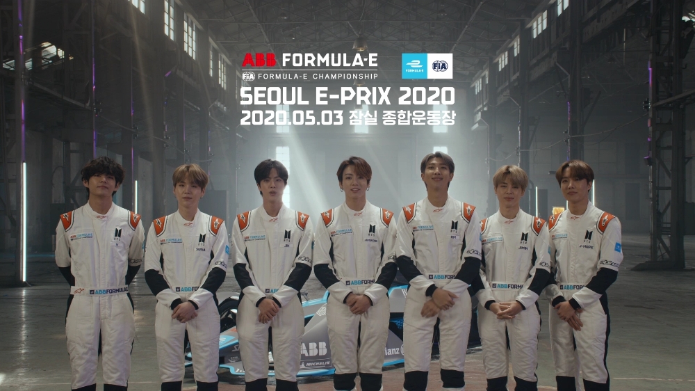 포뮬러 E 공식 홍보모델 ‘방탄소년단’, 새해 인사 영상 공개