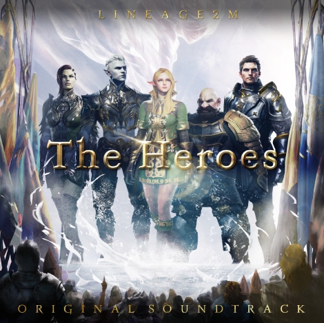 엔씨(NC)의 리니지2M 세번째 OST 'The Heroes' 앨범 자켓 이미지. 사진=엔씨소프트