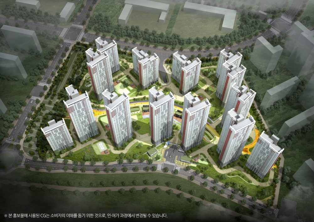 '양주옥정 유림노르웨이숲' 조감도