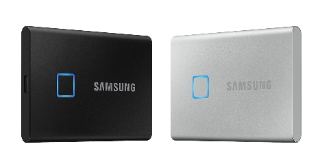 삼성전자 포터블 SSD 'T7 Touch' 이미지. 사진=삼성전자