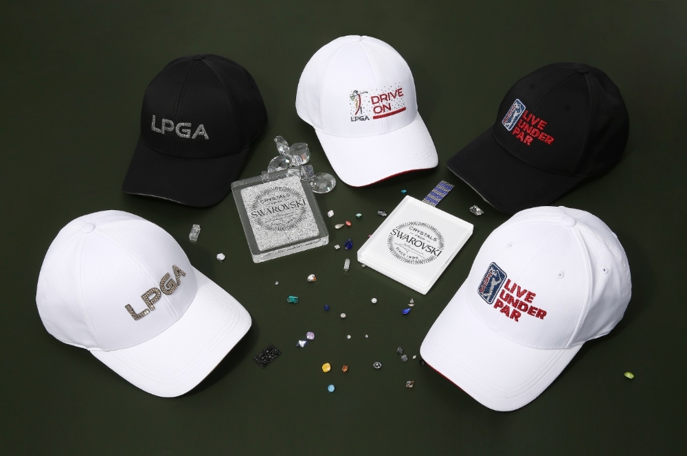 PGA TOUR & LPGA 골프웨어, 스와로브스키 크리스탈 볼캡 한정판 출시
