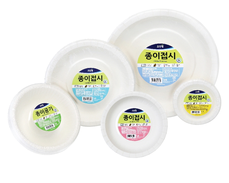 종이접시 및 종이공기.(사진=크린랲)