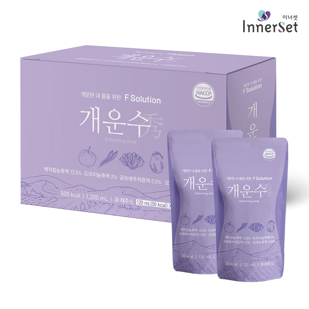 휴온스내츄럴, 자연의 활기를 담은 ‘개운수’ 출시