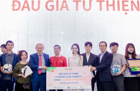 한국농수산식품유통공사(aT)는 지난 1일과 2일 이틀간 베트남 하노이 쇼핑몰에서 ‘K FRESH LOVE FESTA’를 개최했다. 사진=aT