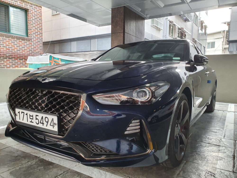 2020년형 제네시스 G70 외관.