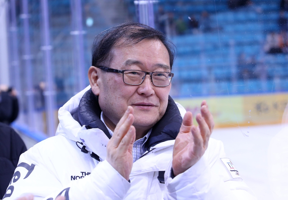 정몽원 대한아이스하키협회 회장, 국제아이스하키연맹 명예의 전당 헌액
