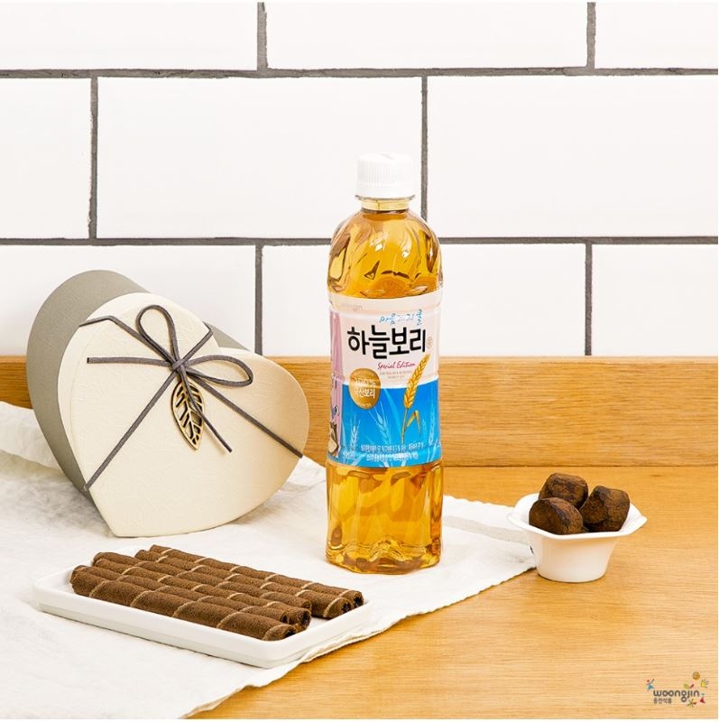 웅진식품 하늘보리, 해피 발렌타인데이 위한 '사랑의 메시지' 이벤트 실시