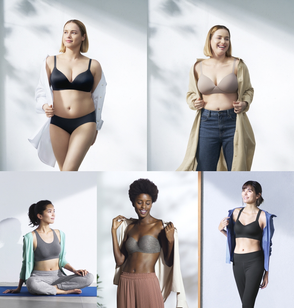 유니클로 ‘2020 S/S 와이어리스 브라 컬렉션’ 강화