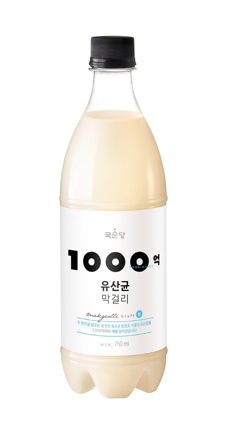 국순당 ‘1000억 유산균 막걸리’, 1월 판매량 전월 대비 89% 늘어