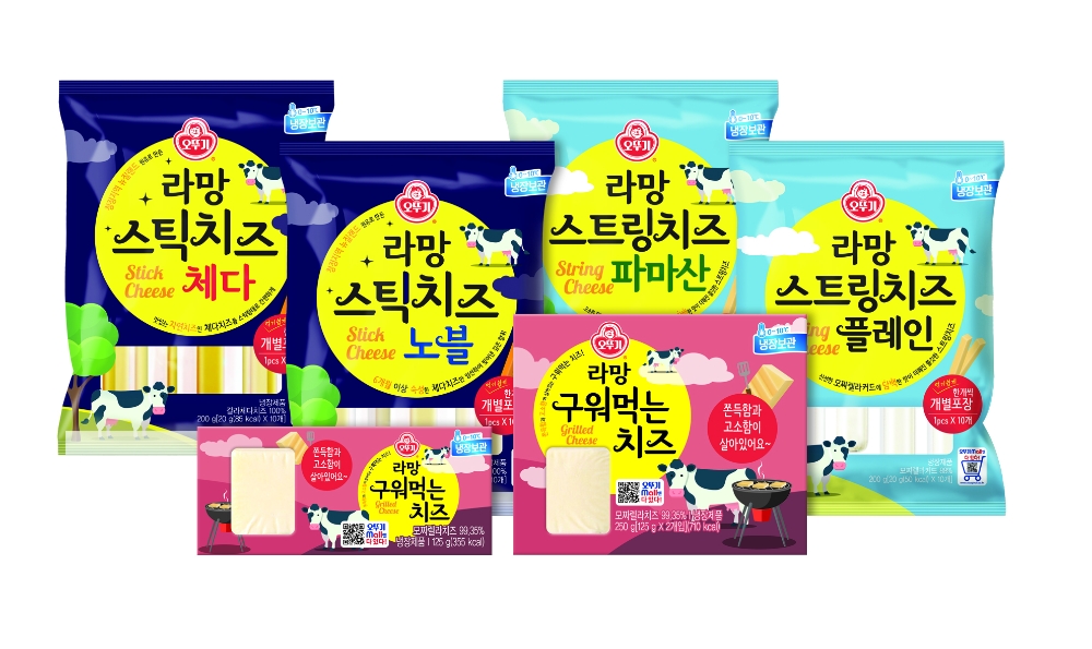 오뚜기 ‘라망 치즈’ 6종 출시