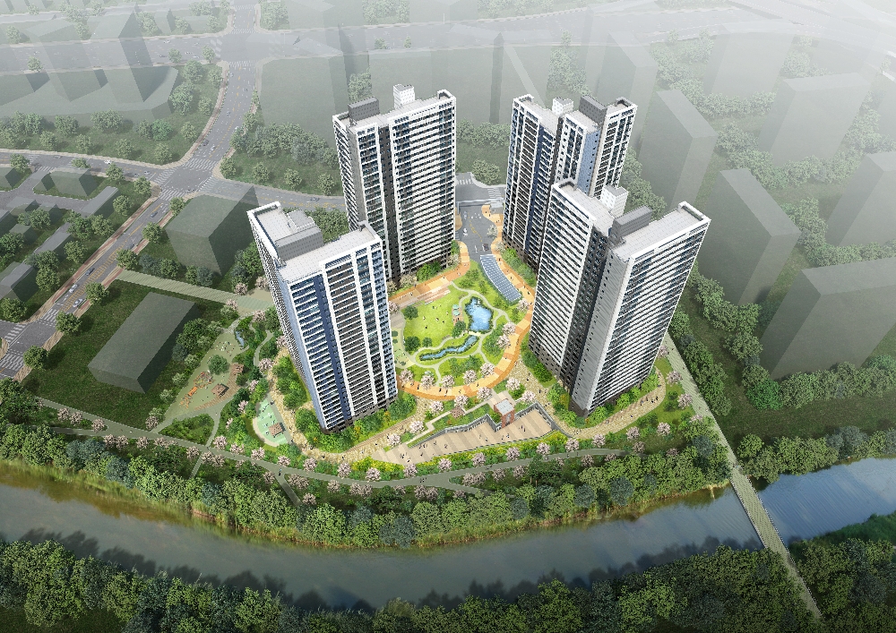 검단신도시 우미린2차 조감도.(사진=우미건설)