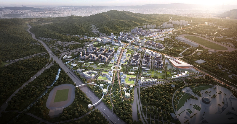 마스터플랜 조감도