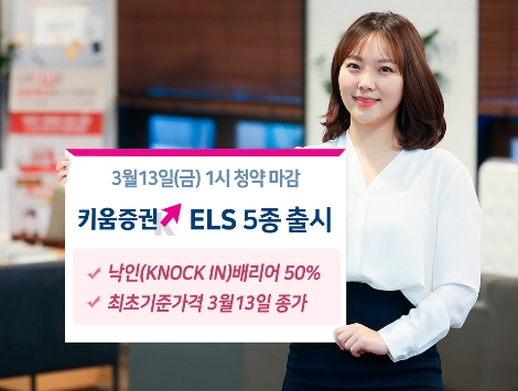 키움증권이 출시한 ELS 5종 안내 이미지. 사진=키움증권