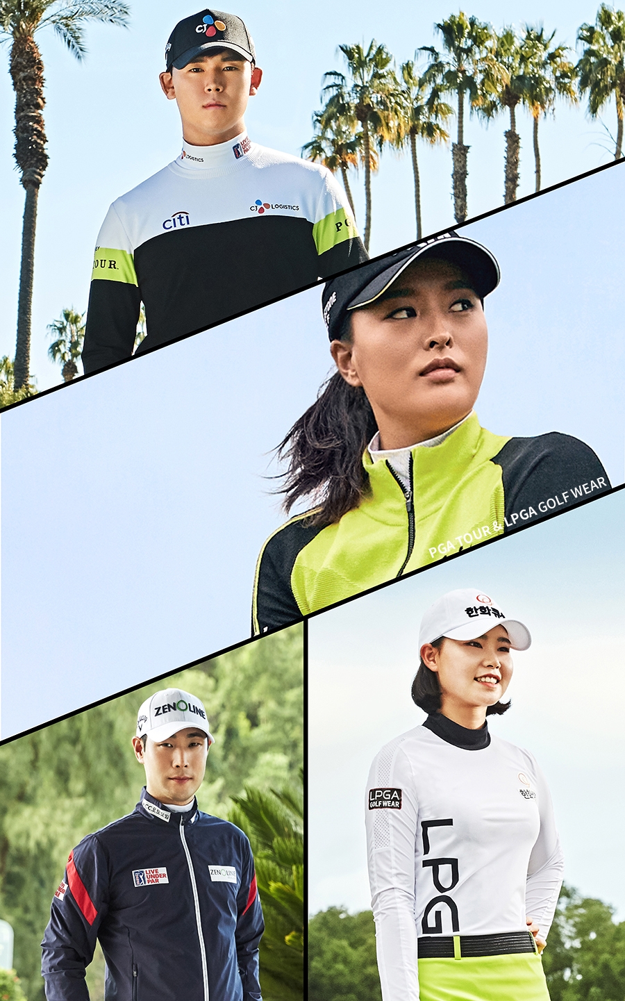 PGA TOUR & LPGA 골프웨어, 고진영, 김시우 등 후원선수 출연한 TV CF 선보여