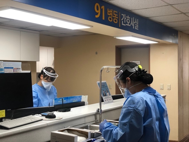 대동병원(국민안심병원) 호흡기 환자 입원 병동.(사진제공=대동병원)