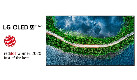 레드닷 디자인 어워드 최고상을 받은 LG 올레드 TV(모델명 GX). 사진=LG전자